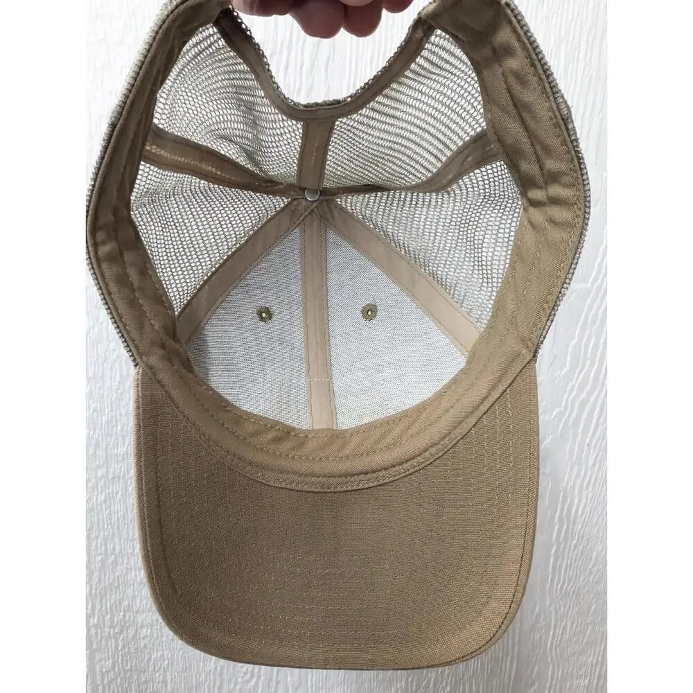 Patagonia Firstlighters Badge Lopro Trucker Hat Snapback Ash Tan 2016 Gorpcore